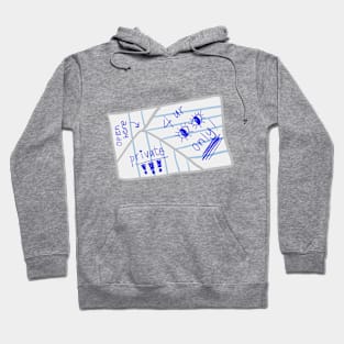 folded note Hoodie